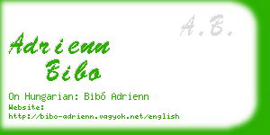 adrienn bibo business card